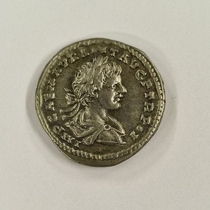 CARACALLA (211-217). Denier (199-200). Laodicée....