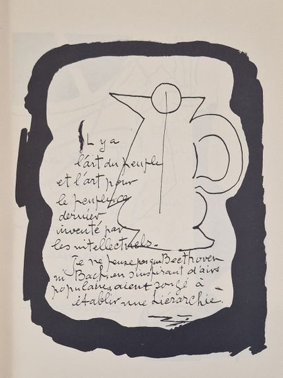 BRAQUE (Georges) - Cahier de Georges BRAQUE...