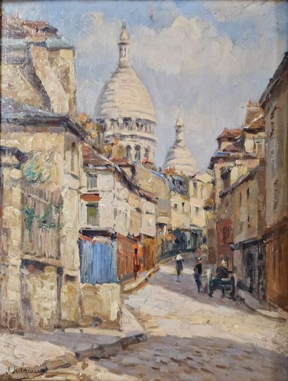 Jules RIBAUCOURT (1866-1932)
Rue Norvins...