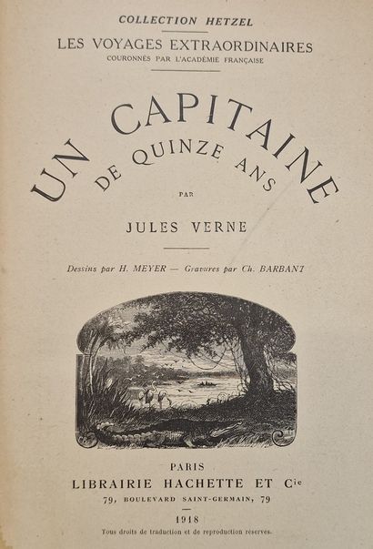 Jules VERNE (1828-1905) - COLLECTION HETZEL,...