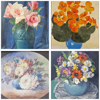 ECOLES DU XXEME SIECLE
Bouquets de fleurs
QUATRE...
