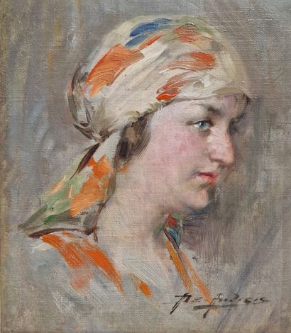 Alex DE ANDREIS (1880-1929)
Femme au châle
HUILE...
