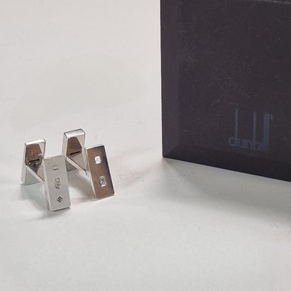 DUNHILL - PAIRE DE BOUTONS DE MANCHETTES...