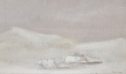 André INGRES (Né en 1938)
Paysage enneigé...