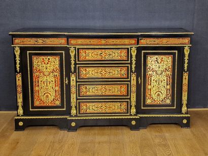 BUFFET EN ENFILADE de Style Boulle - Circa...