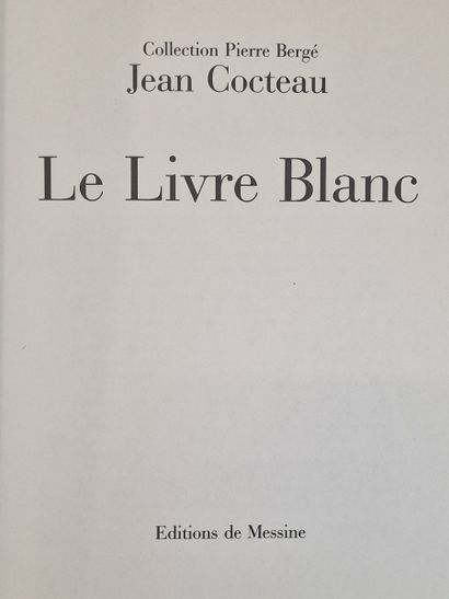 COCTEAU (Jean) :
- Le Livre Blanc, éditions...