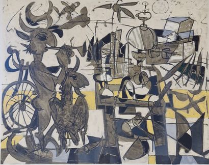 Claude VENARD (1913-1999)
Composition au...