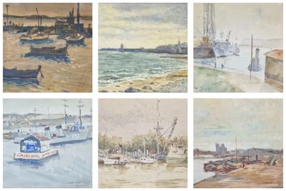 ECOLES DU XXEME SIECLE
Marines
SIX HUILES...