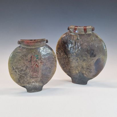 Thierry FINIDORI (1955-2017) 
DEUX VASES...