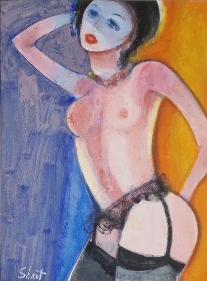 Serge SHART (1927-2011)
Modèle à la voilette...
