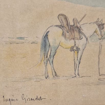 Eugène GIRARDET (1853-1907) 
Scènes orientalistes
PAIRE...