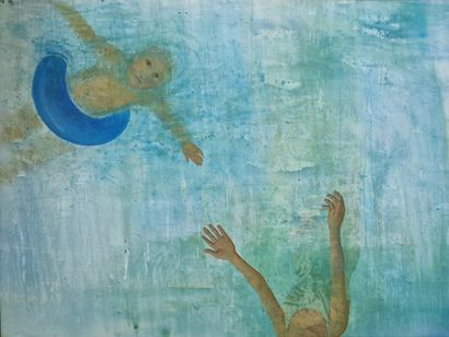 Guillemette SCHLUMBERGER (Née en 1966)
Piscine...
