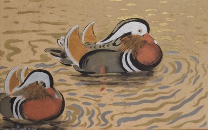 Georges MANZANA-PISSARRO (1871-1961) 
Canards
DEUX...