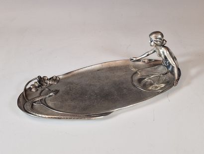 WMF - PLATEAU VIDE-POCHE d'Epoque Art Nouveau...