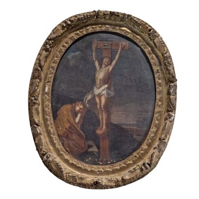 ECOLE DU XVIIEME SIECLE
Marie-Madeleine devant...