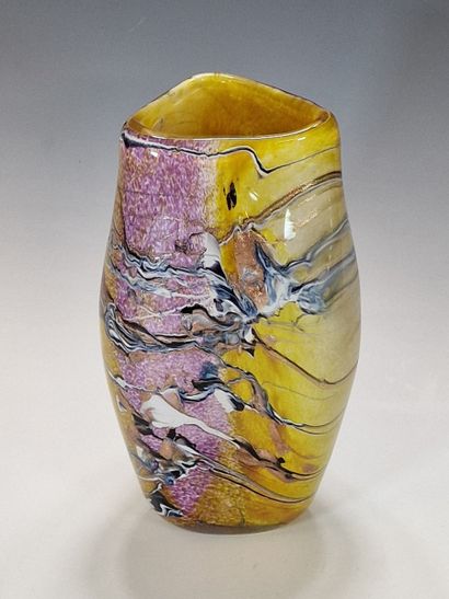 Michèle LUZARO (née en 1949) - VASE à section...