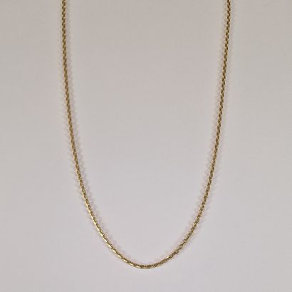 Modern forçat chain in yellow gold 750 Millièmes
P....
