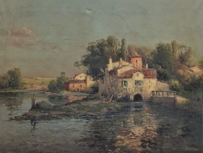 Pierre-Jacques PELLETIER (1869-1931) 
Maison...