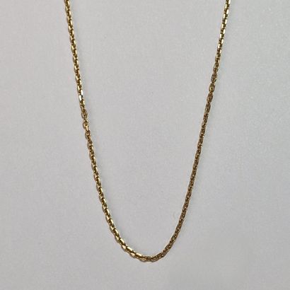 Modern forçat chain in yellow gold 750 Millièmes
P....