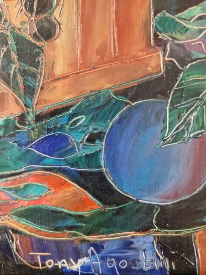 Tony AGOSTINI (1916-1990)
Le cageot de fruits
HUILE...