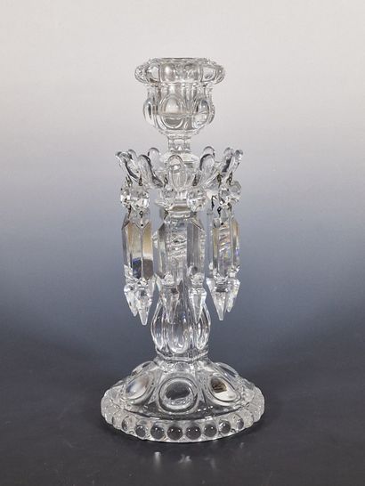 BACCARAT MODELE MEDAILLONS - PIED DE PHOTOPHORE...