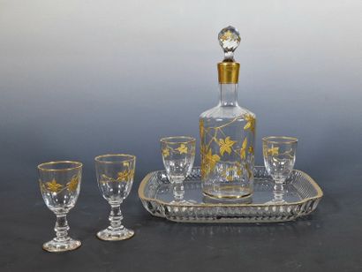 BACCARAT - SERVICE A LIQUEUR 6 PIECES (Répertorié...