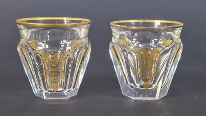 BACCARAT - MODELE EMPIRE - 6 VERRES A EXPRESSO...