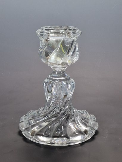 BACCARAT - MODELE BAMBOUS - PIED DE PHOTOPHORE...