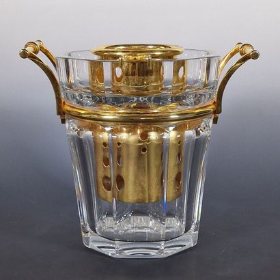 BACCARAT - MODELE MOULIN ROUGE DORE - SEAU...