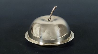 CHRISTOFLE FLEURON - CONFITURIER POMME en...