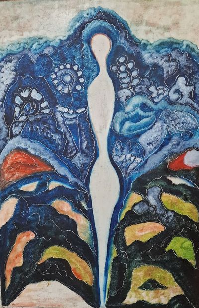 Jules AGARD (1905-1986)
Surrealist composition...