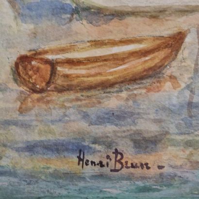 Henri BRUN-MARIN 20th Century
The port of...