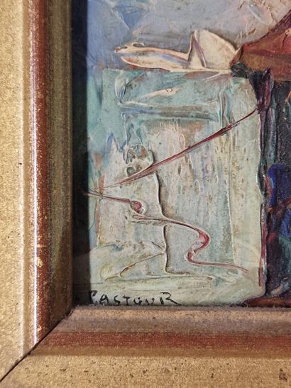Louis PASTOUR (1876-1948)
Red veil 
OIL ON...