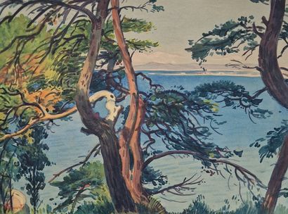 Tony MINARTZ (1873-1944)
Set of SIX AQUARELLES...