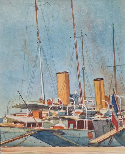 Tony MINARTZ (1873-1944)
Set of SEVEN AQUARELLES...