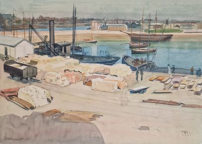 Tony MINARTZ (1873-1944)
Set of SEVEN AQUARELLES...