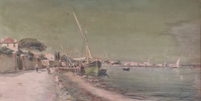 Emile GODCHAUX (1860-1936)
Promenade et village...