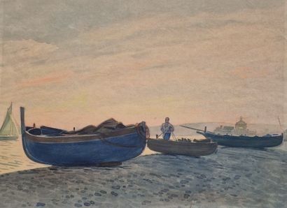 Tony MINARTZ (1873-1944)
Set of SEVEN AQUARELLES...