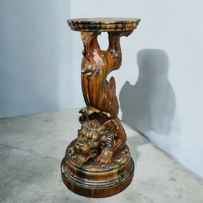 Attributed to MASSIER
CHIMERA SELLETTE
Ceramic...