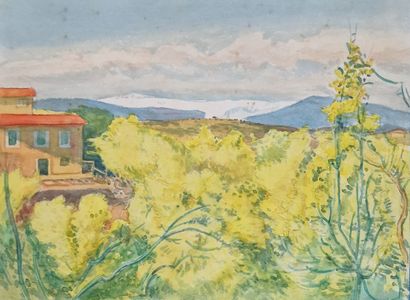 Tony MINARTZ (1873-1944)
Set of SEVEN AQUARELLES...