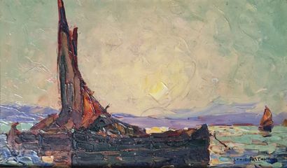 Louis PASTOUR (1876-1948)
Red veil, rising...