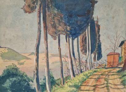 Tony MINARTZ (1873-1944)
Set of SEVEN AQUARELLES...