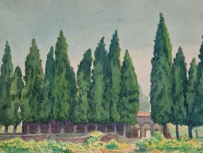 Tony MINARTZ (1873-1944)
Set of FOUR AQUARELLE...