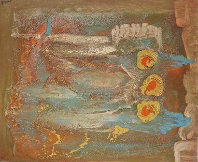 Jules AGARD (1905-1986)
Surrealist composition,...