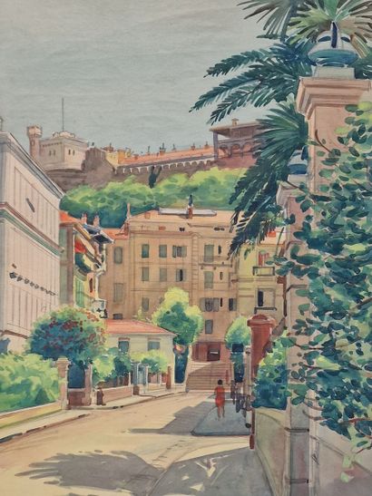 Tony MINARTZ (1873-1944)
Set of FIVE AQUARELLES...