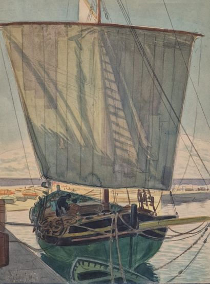 Tony MINARTZ (1873-1944)
Set of SEVEN AQUARELLES...