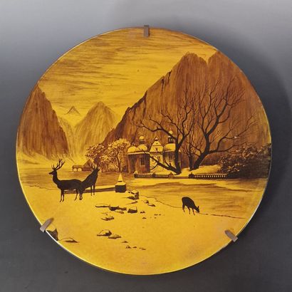 Leon CASTEL (1841-1903) Mount Chevalier 
LARGE...