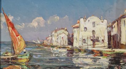 Maurice BARLE (1903-1961)
The Martigues
OIL...