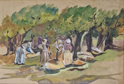 Pierre-Léon DUSOUCHET (1876-1936)
La cueillette...