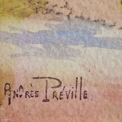 Andrée PREVILLE XIX-XXème Siècle
Bord de...